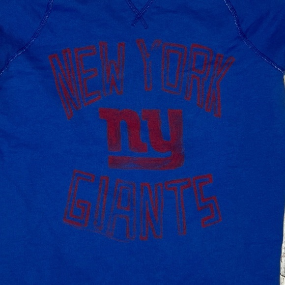New York Giants Junk Food NFL Football Retro Crewneck Sweatshirt - Picture 2 of 4